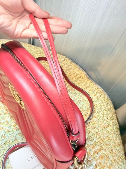 Gucci MarmontCamera24 Redสีแดงสวย ของแท้มือสอง สภาพสวย รูปที่ 12
