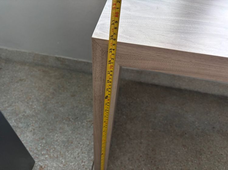 เหลือง ไม้ โต๊ะเขียนหนังสือ Desk writing table 