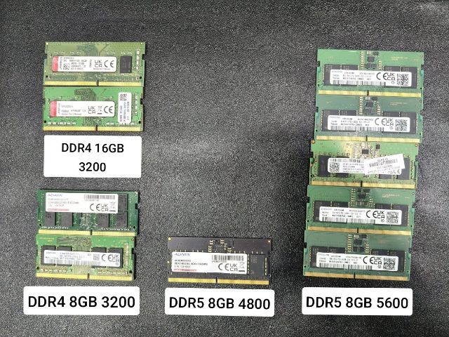 ที่เก็บข้อมูลและเมมโมรี่การ์ด Ram Notebook DDR4และDDR5 8GB และ 16GB Bus 3200ถึง5600
