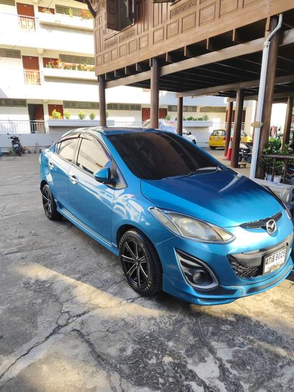 Mazda Mazda 2 2012 1.5 Elegance Spirit Sedan เบนซิน ไม่ติดแก๊ส เกียร์อัตโนมัติ ฟ้า รูปที่ 2