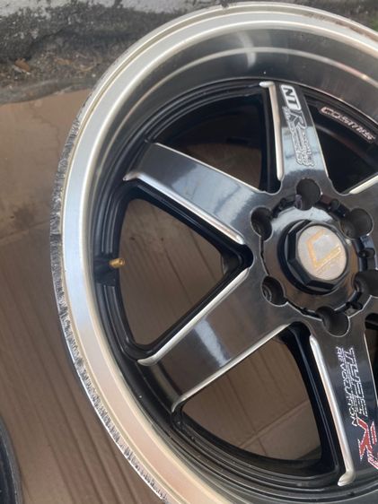 ล้อ Cosmis ขอบ18 กว้าง 8.5 6รู130 ET25   ใส่รถตู้ All new Commuter  กระบะ MG  ตำหนิ รอยเบียด2ล้อ 0989152567 ของอยู่ดอนหัวฬ่อ ชลบุรี รูปที่ 8