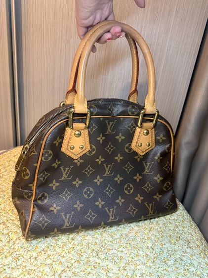 LV Manhattan Shoulder Bag Monogram ของแท้มือสอง รุ่นนี้วัยเก๋าตามหา สภาพสวย ทรงสวย ภายในสะอาด  รูปที่ 6