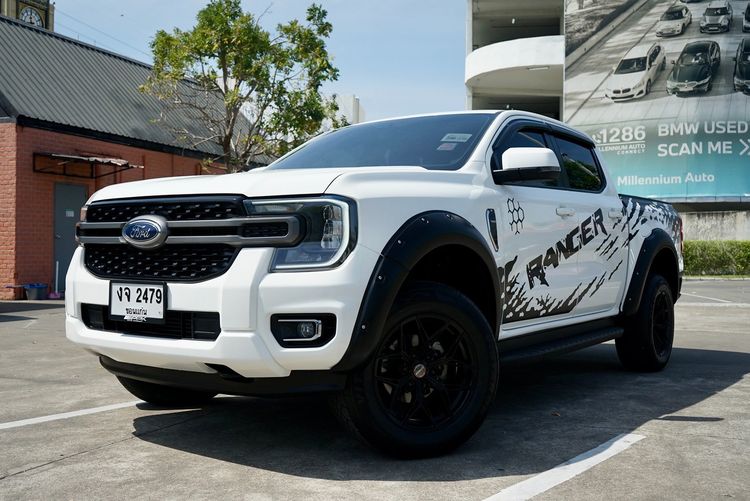 Ford Ranger 2023 2.2 Hi-Rider XLS Pickup ดีเซล ไม่ติดแก๊ส เกียร์อัตโนมัติ ขาว รูปที่ 2