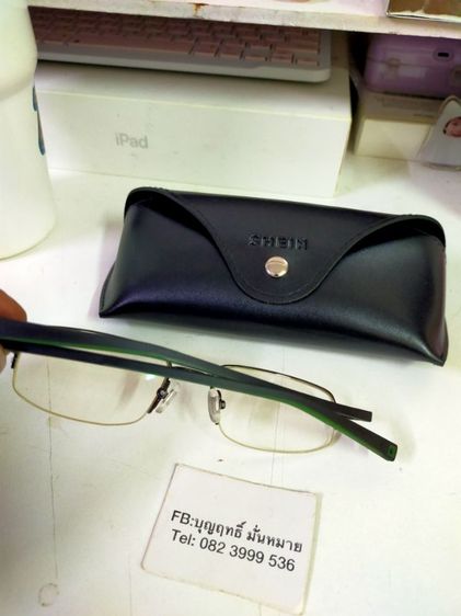 แว่นตา Nike 4182 001 ขนาด 51-18-145 ของแท้สภาพดี เลนส์มีค่าสายตาเอาไปตัดใส่เลนส์ใหม่ได้เลยใส่สบาย รูปที่ 3