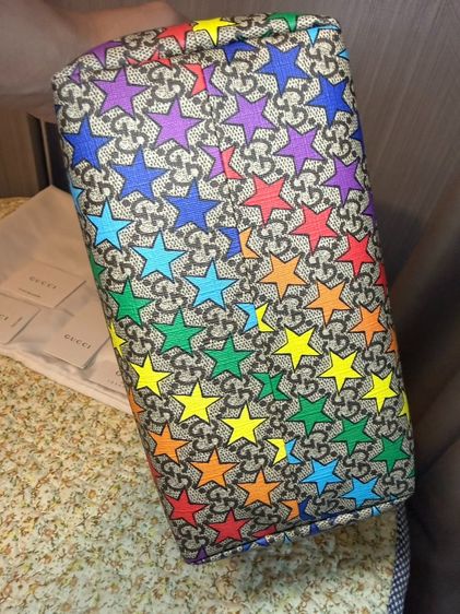 Gucci tote Kids Rainbow Star Kept Unused ของแท้มือสอง สภาพสวยใหม่นอนตู้  รูปที่ 3