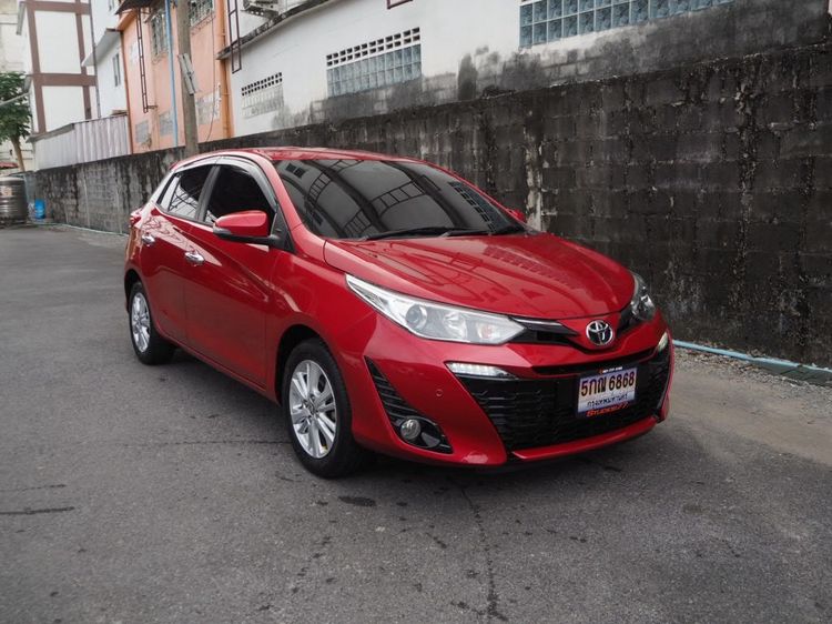 Toyota Yaris 2019 1.5 G Sedan เบนซิน ไม่ติดแก๊ส เกียร์อัตโนมัติ แดง รูปที่ 2