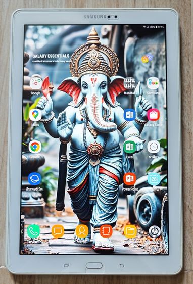 ขาย Tablet ยี่ห้อ Samsung Galaxy Tab A6 (2016) With S Pen ใส่ซิมได้ รุ่น SM-P585Y สีขาว มีปากกา ช่องเสียบ จอใหญ่ 10.1 นิ้ว แถมเคส สภาพสวย  รูปที่ 2