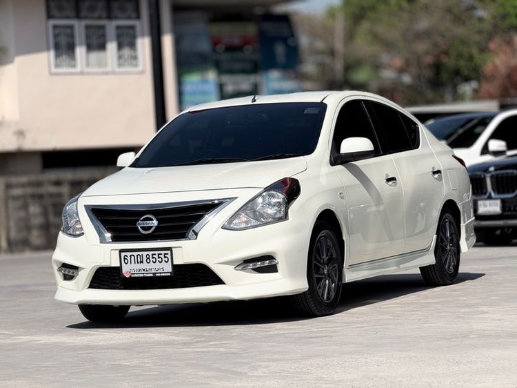 Nissan Almera 2016 1.2 EL Sedan เบนซิน ไม่ติดแก๊ส เกียร์อัตโนมัติ ขาว รูปที่ 3