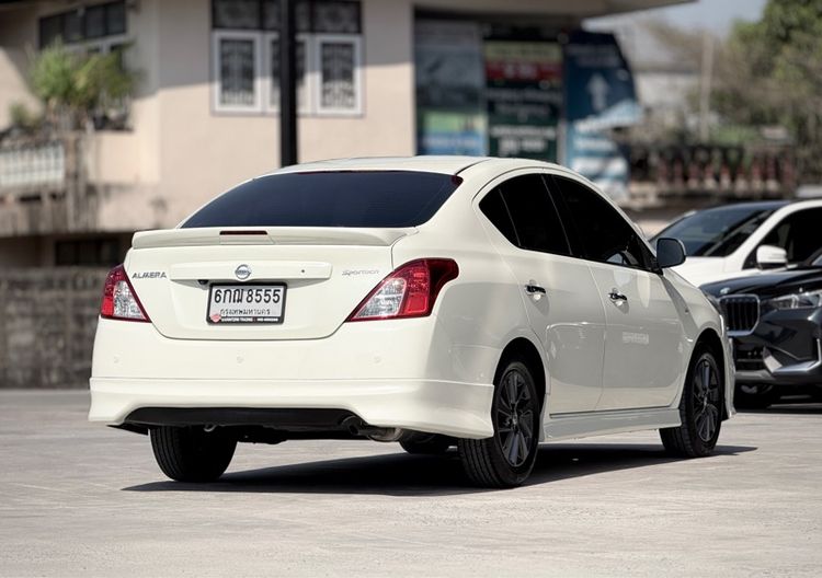 Nissan Almera 2016 1.2 EL Sedan เบนซิน ไม่ติดแก๊ส เกียร์อัตโนมัติ ขาว รูปที่ 4