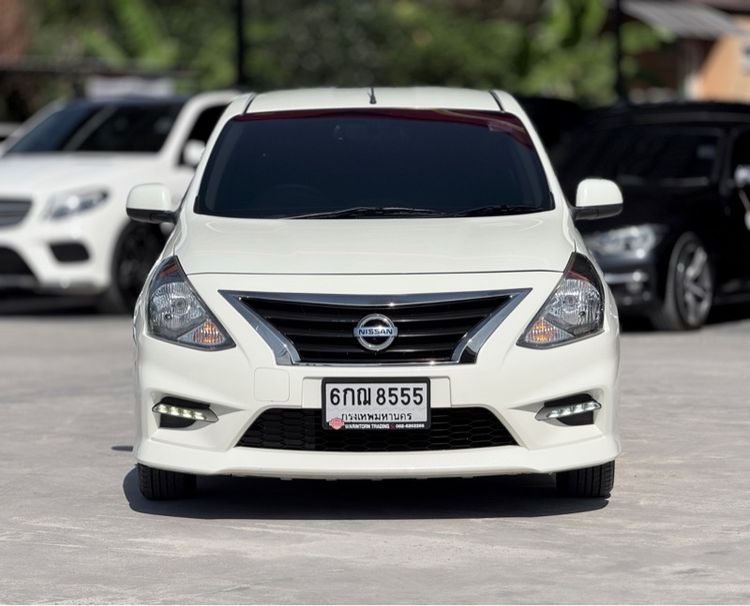 Nissan Almera 2016 1.2 EL Sedan เบนซิน ไม่ติดแก๊ส เกียร์อัตโนมัติ ขาว รูปที่ 2
