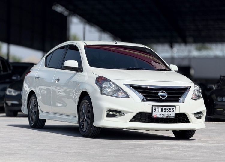 Nissan Almera 2016 1.2 EL Sedan เบนซิน ไม่ติดแก๊ส เกียร์อัตโนมัติ ขาว
