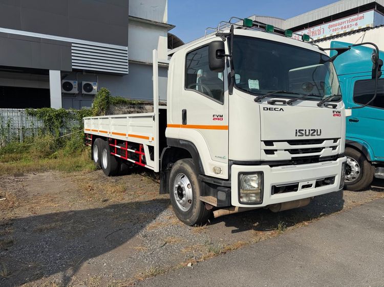 Isuzu FVM 240 แรงม้า 10 ล้อเพลาเดียว ยาว 7.2 เมตร กระบะเหล็กเปิดสามด้าน รถปี 59 รถเดิมสวย สนใจโทรสอบถาม 081-8111202 เน้นโทร รูปที่ 15