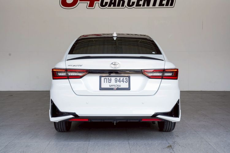 Toyota Yaris ATIV 2022 1.2 Premium Luxury Sedan เบนซิน ไม่ติดแก๊ส เกียร์อัตโนมัติ ขาว รูปที่ 4