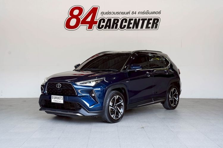 Toyota Yaris Cross 2024 1.5 HEV Premium Luxury Utility-car ไฮบริด ไม่ติดแก๊ส เกียร์อัตโนมัติ น้ำเงิน รูปที่ 2