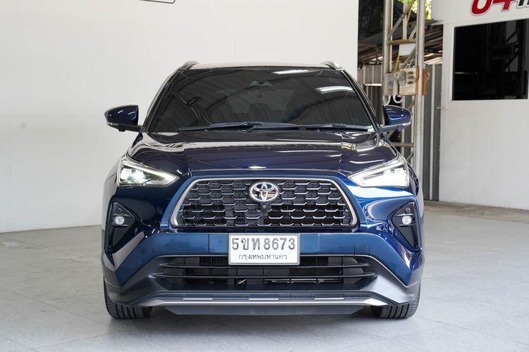 Toyota Yaris Cross 2024 1.5 HEV Premium Luxury Utility-car ไฮบริด ไม่ติดแก๊ส เกียร์อัตโนมัติ น้ำเงิน รูปที่ 3