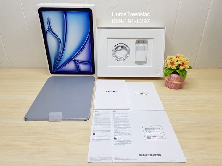 iPad Air 11-inch (7th Gen, 2025) M3 128Gb Wifi Only สี Blue ของใหม่มือ1 ประกัน 1 ปีเต็ม รูปที่ 2