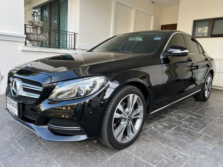 Mercedes-Benz C-Class 2015 C180 Sedan เบนซิน ไม่ติดแก๊ส เกียร์อัตโนมัติ ดำ รูปที่ 2