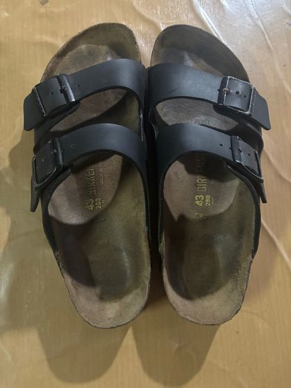 ดำ หนังแท้ รองเท้าแตะ UK 9 | EU 43 1/3 | US 9.5 อื่นๆ 🩴Birkenstock 