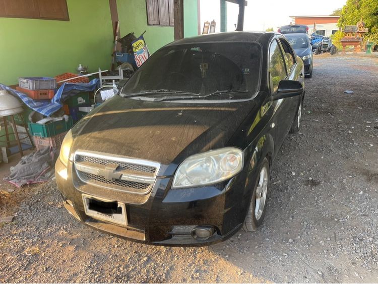Chevrolet Aveo 2006 1.6 LSX Sedan เบนซิน ไม่ติดแก๊ส เกียร์อัตโนมัติ ดำ รูปที่ 2