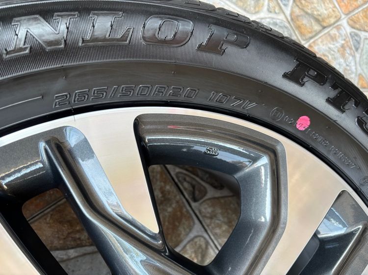 ล้อ Toyota Fortuner Legender Dunlop Grandtrek pt3a  265-50-20 y5025 (ป้ายแดง) รูปที่ 6