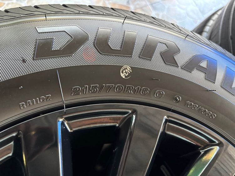 ล้อ isuzu 2.2 maxforce x-series Bridgestone duravis R611 215-70-16 y4625 (ป้ายแดง) รูปที่ 2