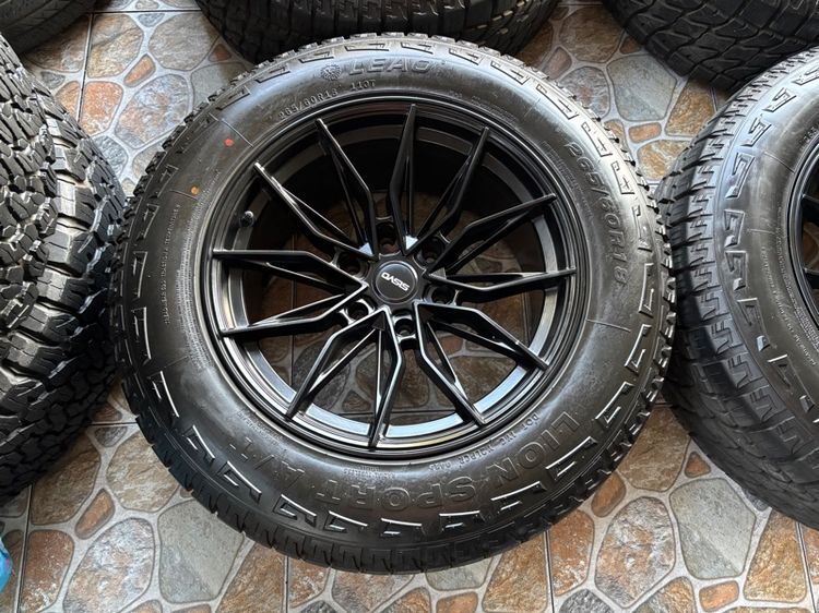 ล้อ Dubai blade-gloss black 18 9 et 0 lion sport at 265-60-18 y2025 รูปที่ 3