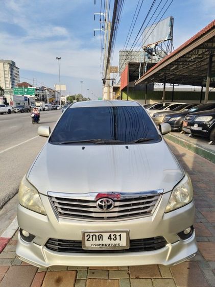 Toyota Innova 2012 2.0 G Exclusive Van เบนซิน LPG เกียร์อัตโนมัติ บรอนซ์เงิน รูปที่ 2