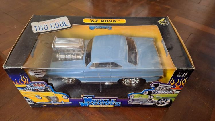 โมเดลรถเหล็ก The original muscle machine'67nova