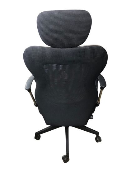 🌸🍃เก้าอี้หมุน สีดำแต่งเทา🍃🌸 รูปที่ 3