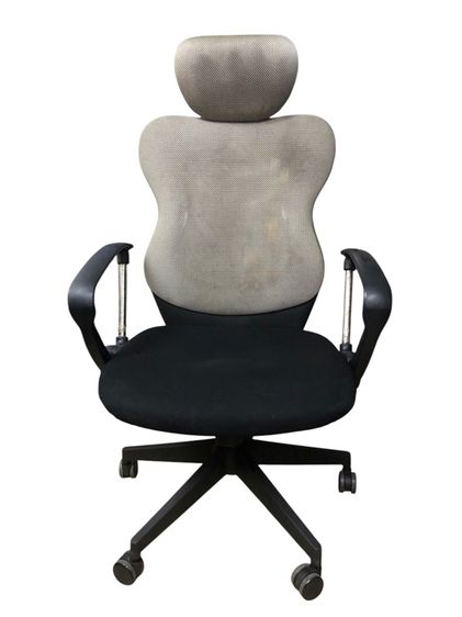 🌸🍃เก้าอี้หมุน สีดำแต่งเทา🍃🌸