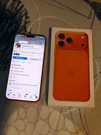 IPhone 17 Pro Max 512GB ส้ม  รูปที่ 2