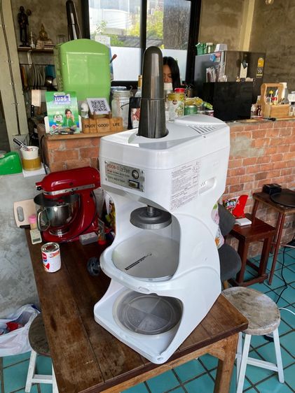 เครื่องบิงซูน้ำแข็งไส เครื่องชงกาแฟ เคาน์เตอร์พับได้ รูปที่ 4