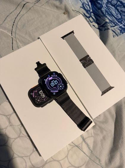 Apple watch ultra 3 milanese loop black titanium ใช้เป็นเวลา 1 สัปดาห์ 