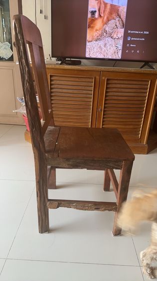 เก้าอี้ทำด้วยไม้มะค่ารวม9ตัว รูปที่ 2