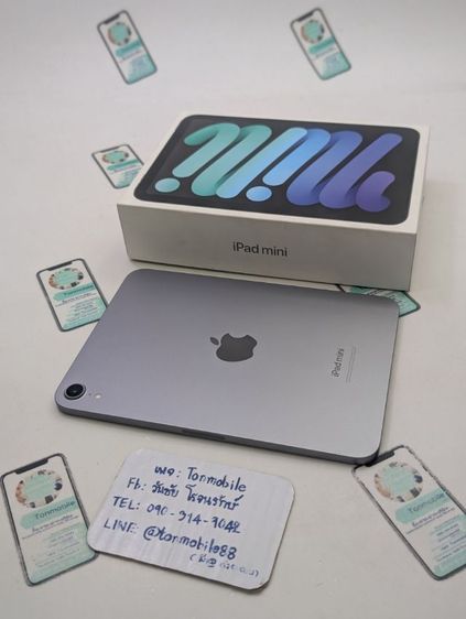 ขาย เทิร์น iPad Mini 7 128 Gb Wifi ศูนย์ไทย สภาพสวย อุปกรณ์ครบยกกล่อง สุขภาพแบต 99 ประกันเหลือ 5 เดือน เพียง 11,390 บาท ครับ รูปที่ 2