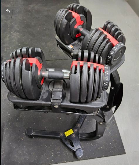 เครื่องออกกำลังกายสำหรับแขน อื่นๆ XtivePro ดัมเบลปรับเปลี่ยนน้ำหนักได้2.5-24kg (มือสอง) พร้อมขาตั้ง