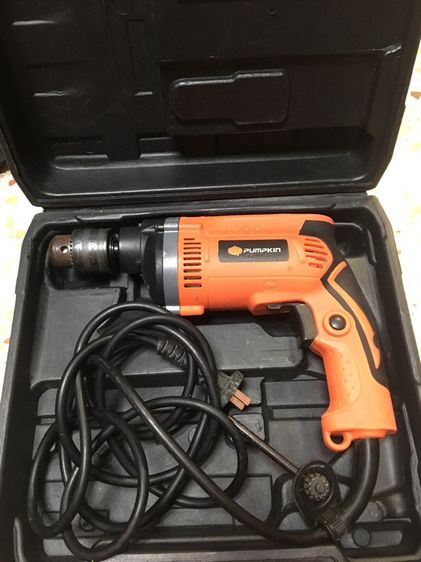 อุปกรณ์เครื่องมือช่าง สว่านไฟฟ้าpumpkin 16mm กระแทกได้ธรรมดาได้ปรับซ้ายขวาได้สภาพดีพร้อมใช้งาน