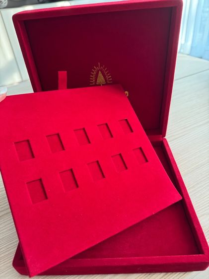 กล่องใส่ทอง แม่ทองสุก ช่อง 1 สลึง และกล่องไม่มีช่อง รูปที่ 3