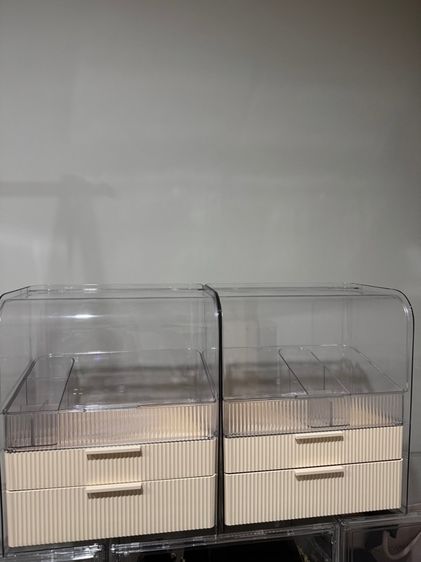 ลิ้นชักใส่ของ เครื่องทำอาง เครื่องประดับ 2 ชิ้น