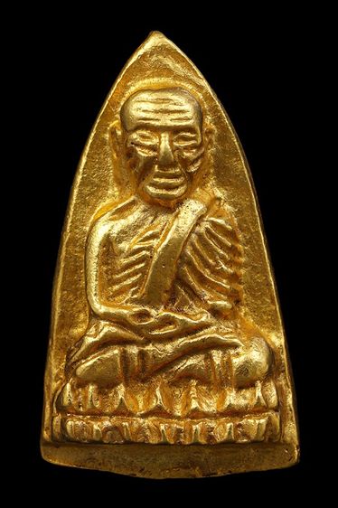 รูปหล่อสีทอง หลวงปู่ทวด วัดช้างไห้