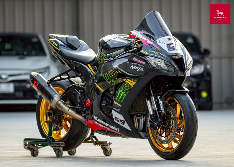 Ninja ZX10r Kawasaki Ninja ZX-10R ปี2021 ท่อAkrapovic ล้อMarches แต่งสี่แสน❤