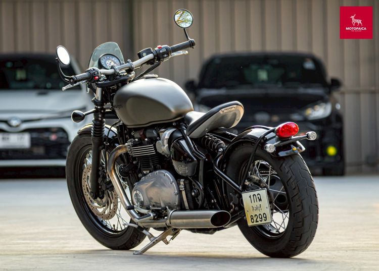 Triumph Bonneville Bobber1200 ปี2018 สีเทาด้าน วิ่ง18,000km. รูปที่ 4