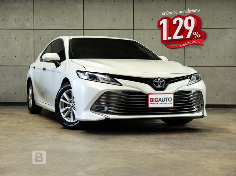 Toyota Camry 2020 2.0 G Sedan เบนซิน ไม่ติดแก๊ส เกียร์อัตโนมัติ ขาว