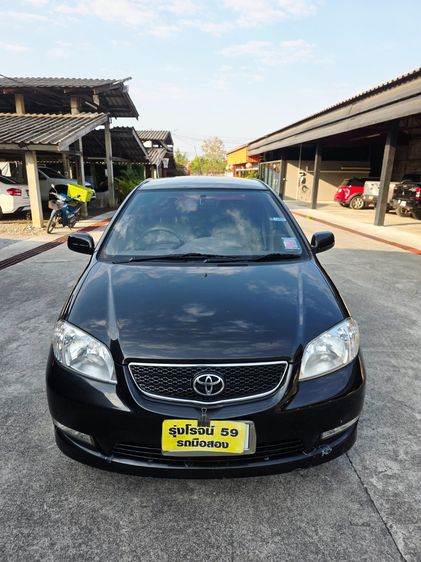 Toyota Vios 2005 1.5 S Sedan เบนซิน ไม่ติดแก๊ส เกียร์อัตโนมัติ ดำ รูปที่ 3