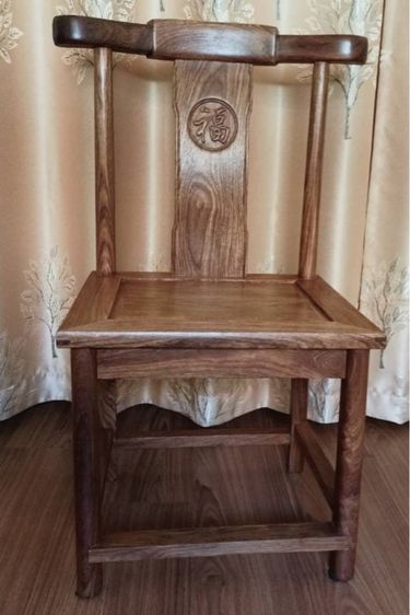 เจ้าแม่กวนอิมไม้สัก แกะสลักพร้อมเก้าอี้ไม้สัก รูปที่ 10