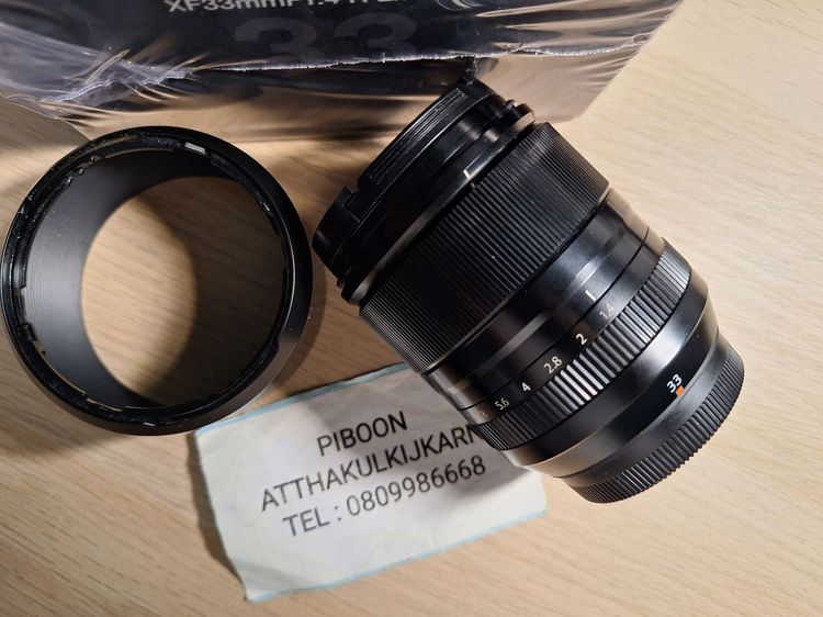 ประกันศูนย์ไทยเหลือ 9 เดือน เลนส์ Fuji XF 33mm F1.4 WR Fujifilm Fujinon