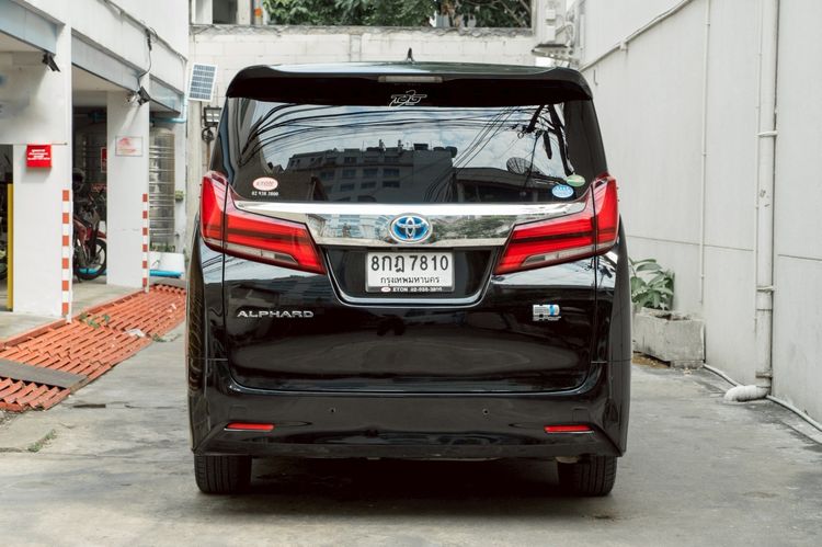 Toyota Alphard 2019 2.5 HV G F-Package 4WD Van ไฮบริด ไม่ติดแก๊ส เกียร์อัตโนมัติ ดำ รูปที่ 4