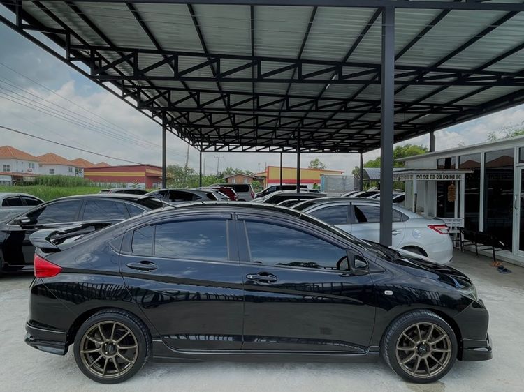 Honda City 2015 1.5 S CNG Sedan เบนซิน NGV เกียร์อัตโนมัติ ดำ รูปที่ 4