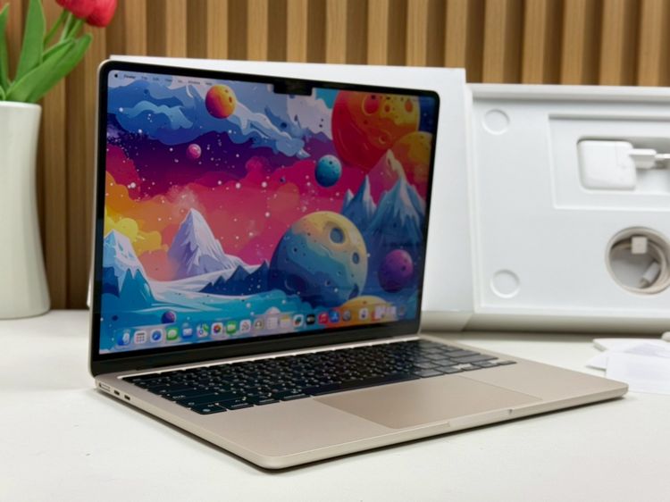 MacBook Air 13.6-inch M2 2022 Ram16GB SSD256GB Starlight apple care 18 April 2026 รูปที่ 3