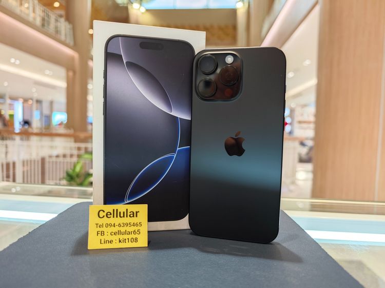 อื่นๆ 256 GB iPhone 16 Pro Max 256GB Batt100 มีประกันศูนย์ไทย ครบกล่อง สภาพสวยมาก